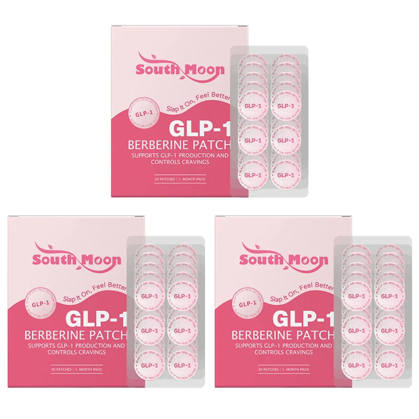 GLP-1 Patches - Berberine Patch Supports & Controls Cravings Sqin Med by Nurse Faye