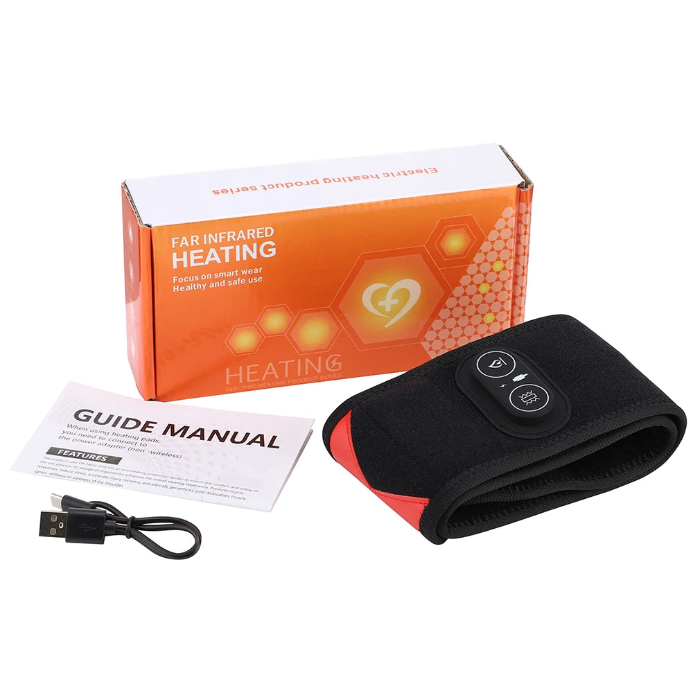 LED light therapy Infrared Heating Pad Wrist Wrap 660nm 850nm Sqin Med by Nurse Faye