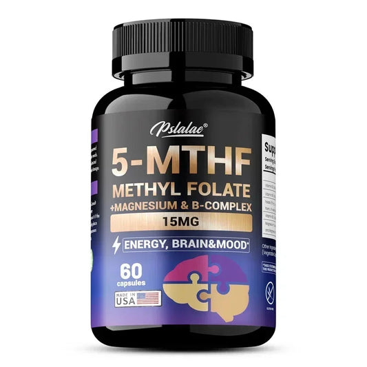 5-MTHF Methyl B12 & Methyl Folate Supplement- Boosts Cognitive Function Sqin Med by Nurse Faye