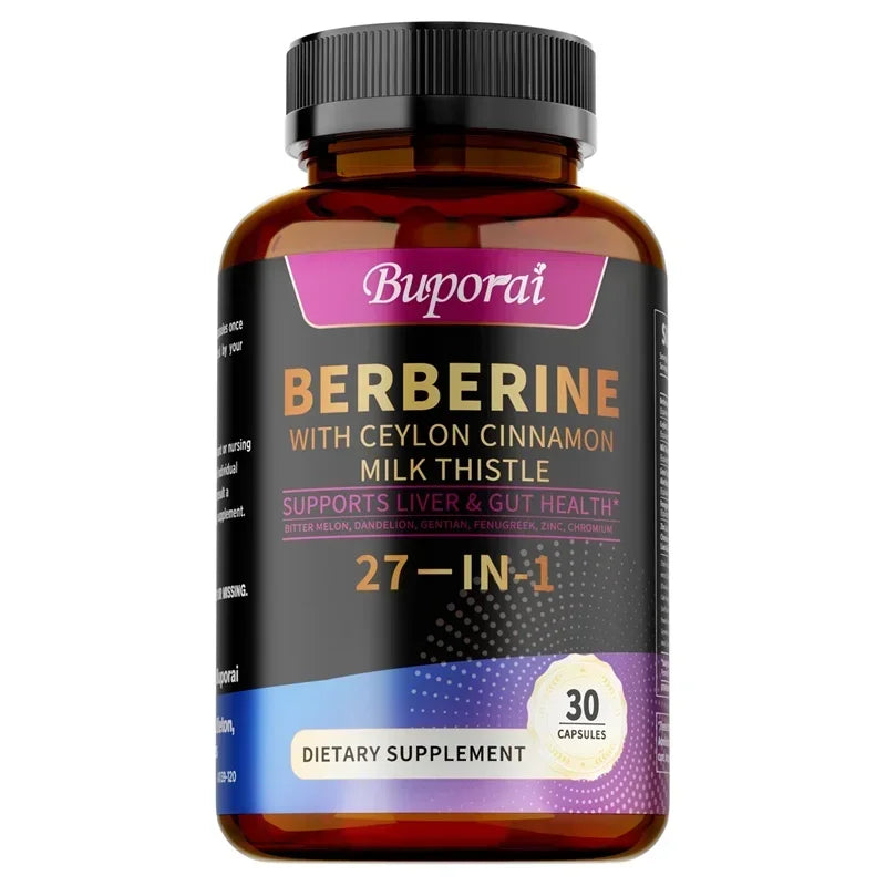 27-in-1 Berberine Complex Supplements 25,000 mg per serving - Supports whole body health Sqin Med by Nurse Faye