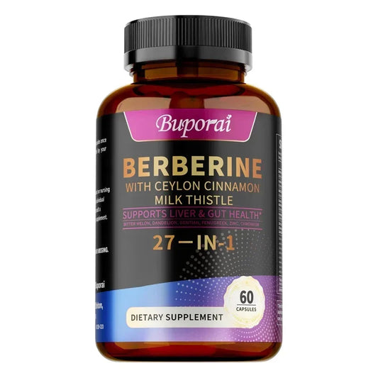 27-in-1 Berberine Complex Supplements 25,000 mg per serving - Supports whole body health Sqin Med by Nurse Faye