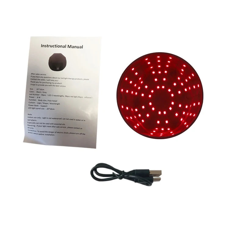 Red LED Light & Infrared Therapy Cap- 96Pcs 660nm&850nm wavelength 10Hz Pulse for Hair growth Sqin Med by Nurse Faye