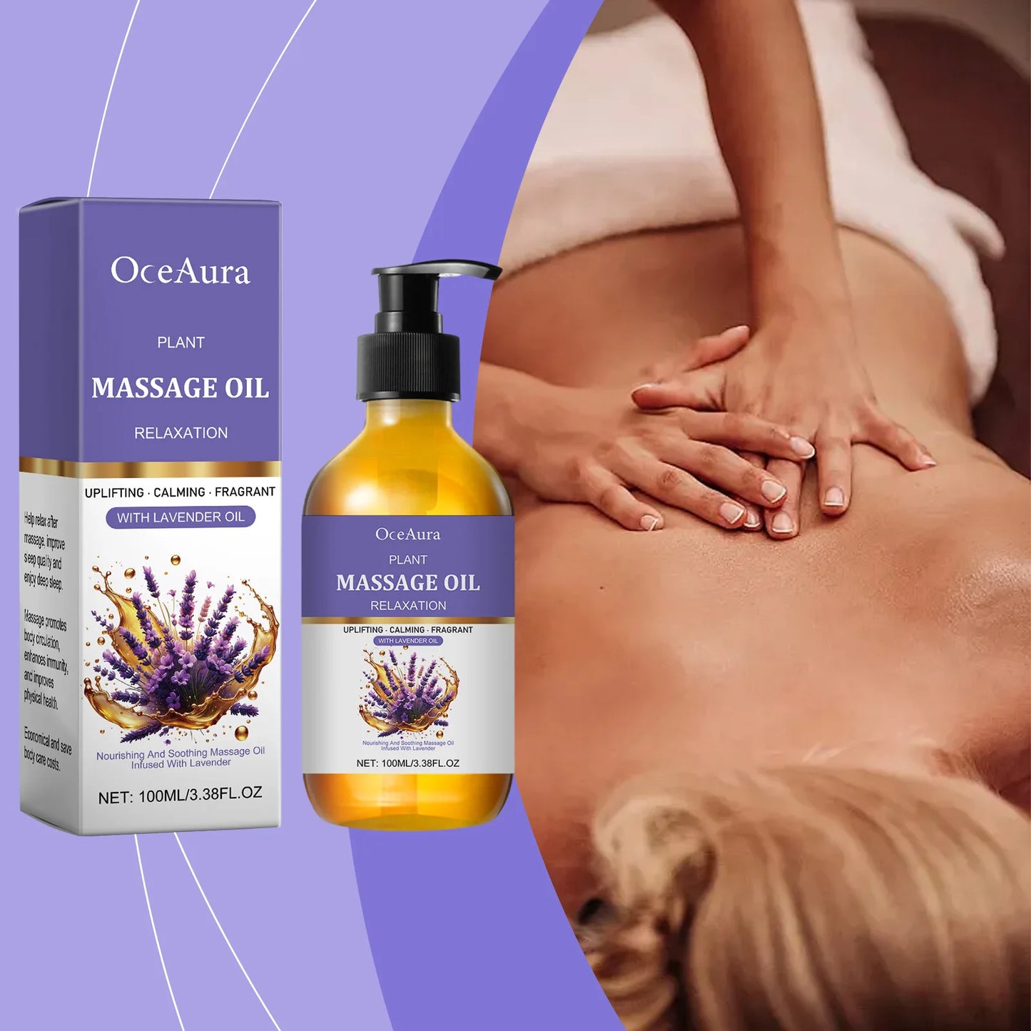 Lavender Relaxing Massage Oil