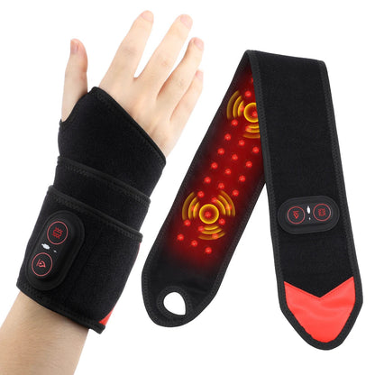 LED light therapy Infrared Heating Pad Wrist Wrap  660nm 850nm Sqin Med by Nurse Faye