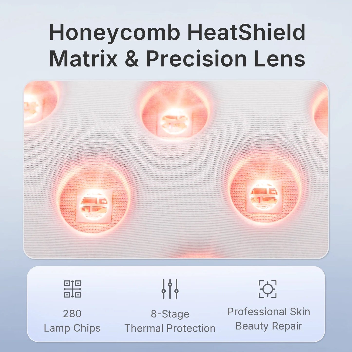 Ultra-light Red Light Therapy Photon Mask Hello Face with M500S LED Near-Infrared Light Sqin Med by Nurse Faye