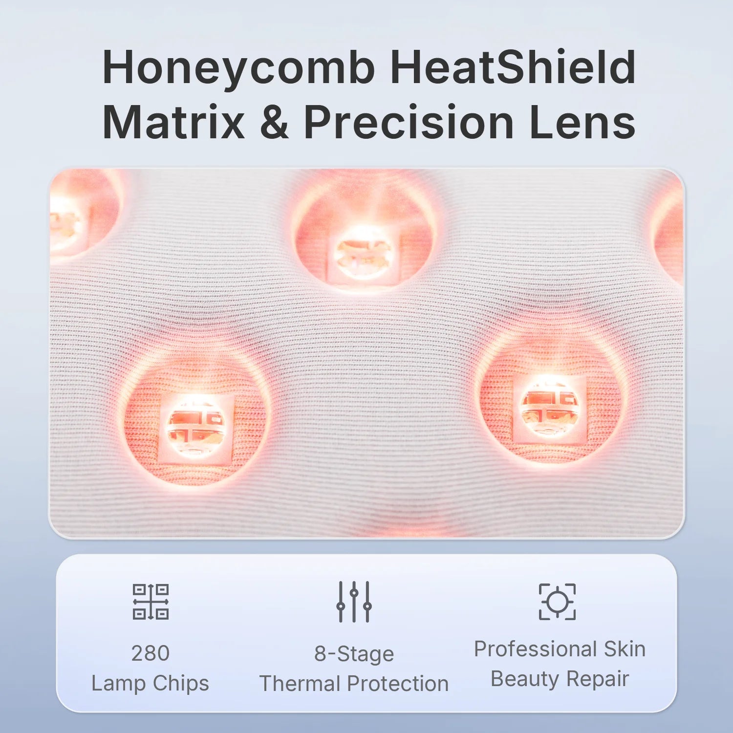 Ultra-light Red Light Therapy Photon Mask Hello Face with M500S LED Near-Infrared Light Sqin Med by Nurse Faye