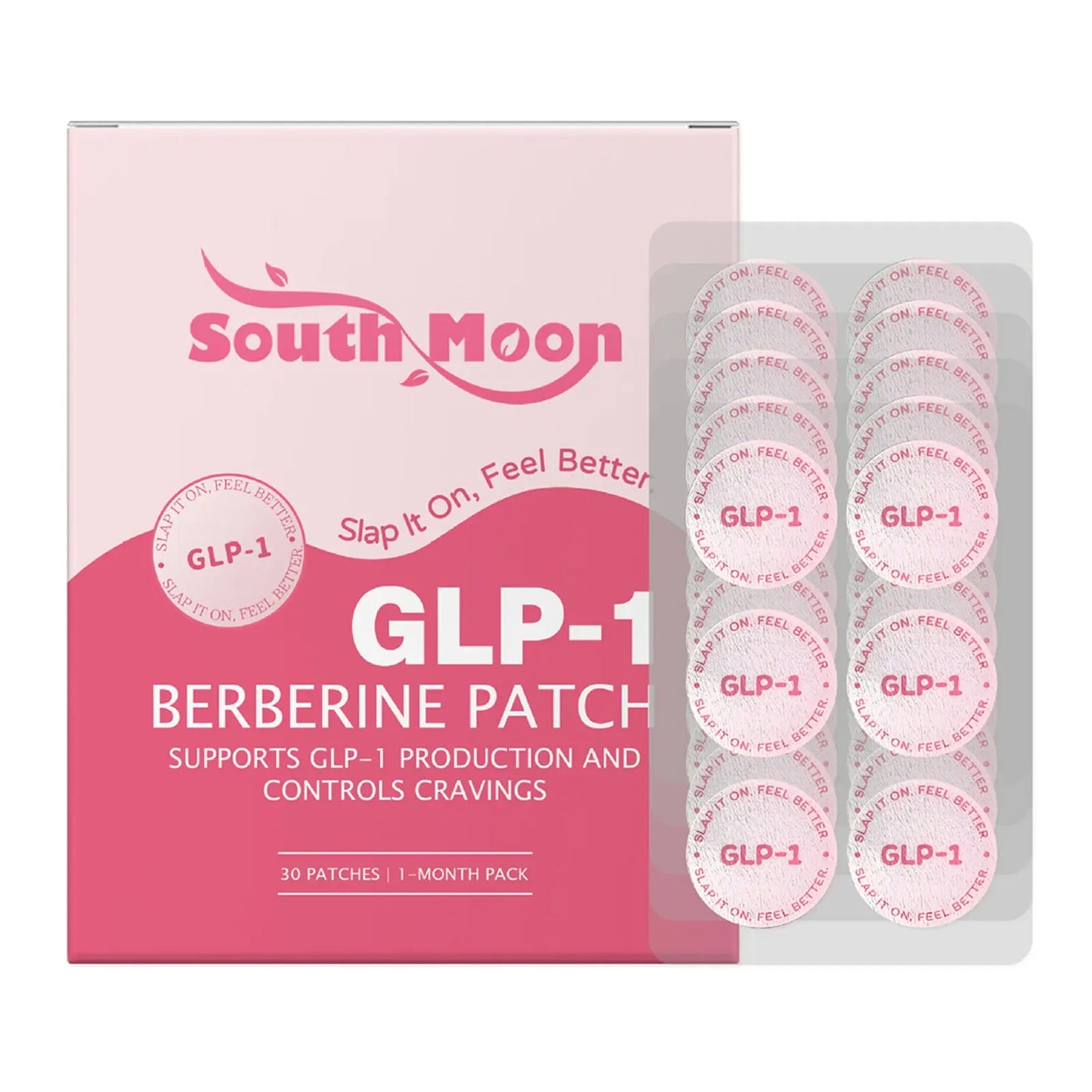 GLP-1 Patches - Berberine Patch Supports & Controls Cravings Sqin Med by Nurse Faye