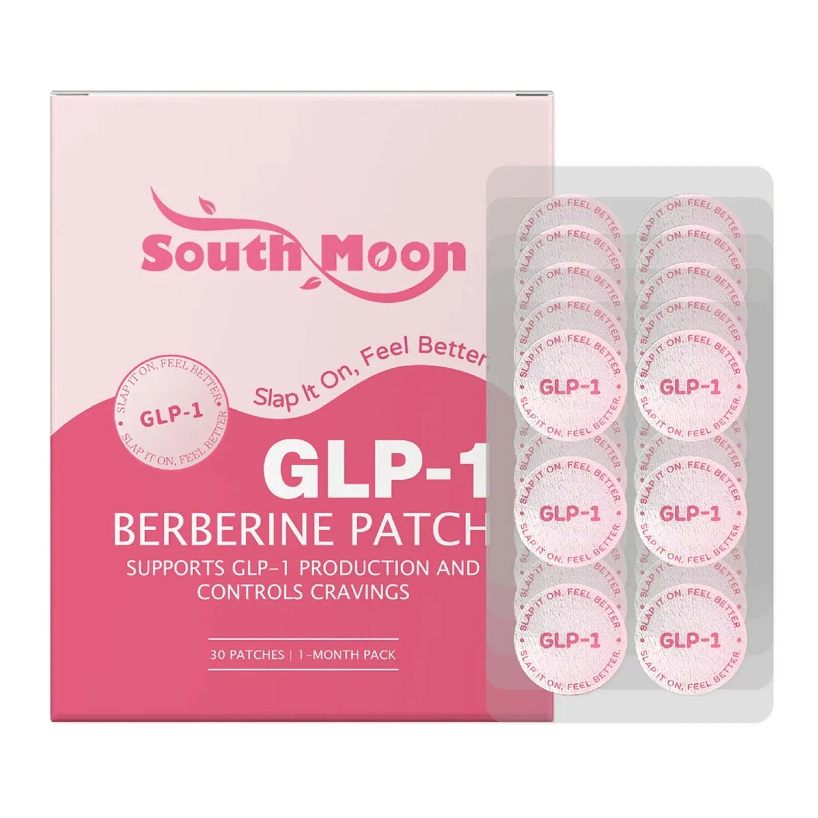 GLP-1 Patches - Berberine Patch Supports & Controls Cravings Sqin Med by Nurse Faye