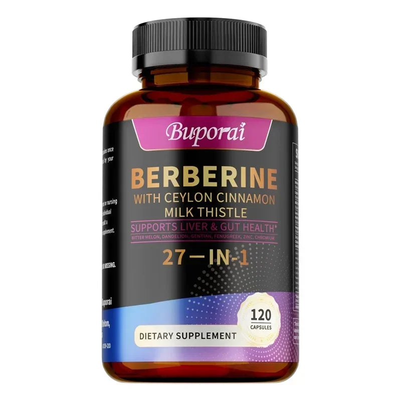 27-in-1 Berberine Complex Supplements 25,000 mg per serving - Supports whole body health Sqin Med by Nurse Faye