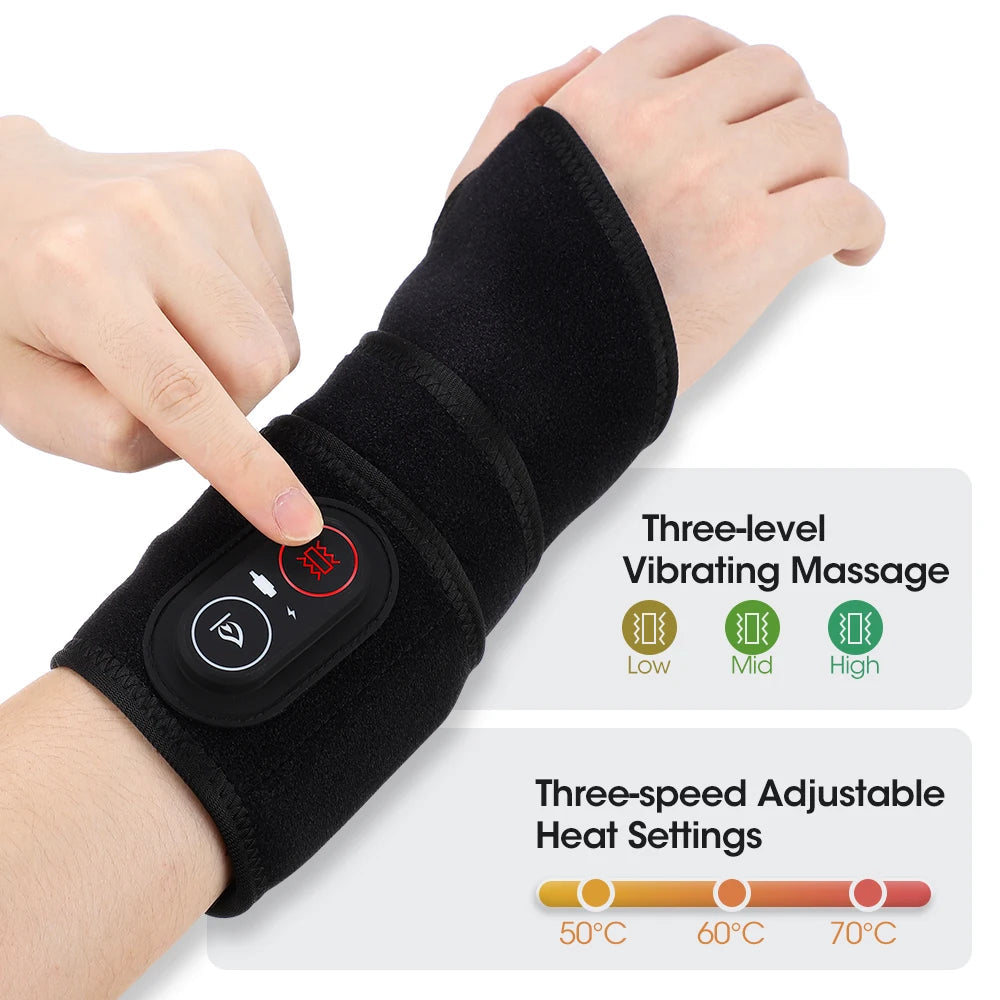 LED light therapy Infrared Heating Pad Wrist Wrap  660nm 850nm Sqin Med by Nurse Faye