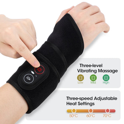 LED light therapy Infrared Heating Pad Wrist Wrap  660nm 850nm Sqin Med by Nurse Faye