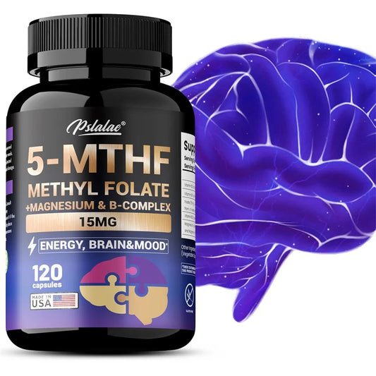 5-MTHF Methyl B12 & Methyl Folate Supplement- Boosts Cognitive Function Sqin Med by Nurse Faye