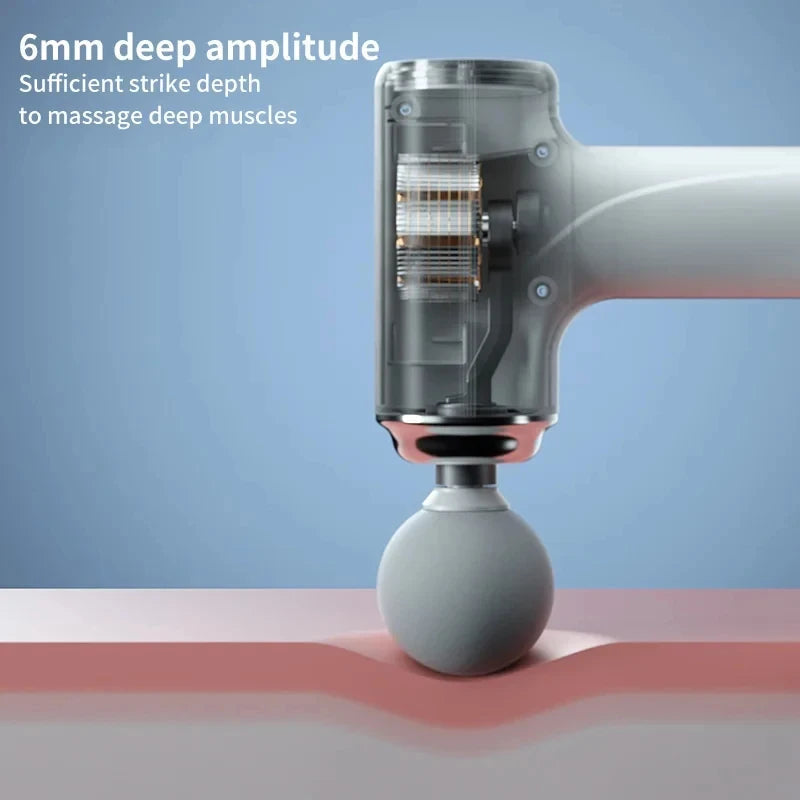 4-in-1 Electric Full Body Massage Gun with LED Light - Full Body Relaxation Electric Massage Gun Sqin Med by Nurse Faye