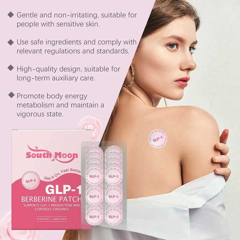 GLP-1 Patches - Berberine Patch Supports & Controls Cravings Sqin Med by Nurse Faye