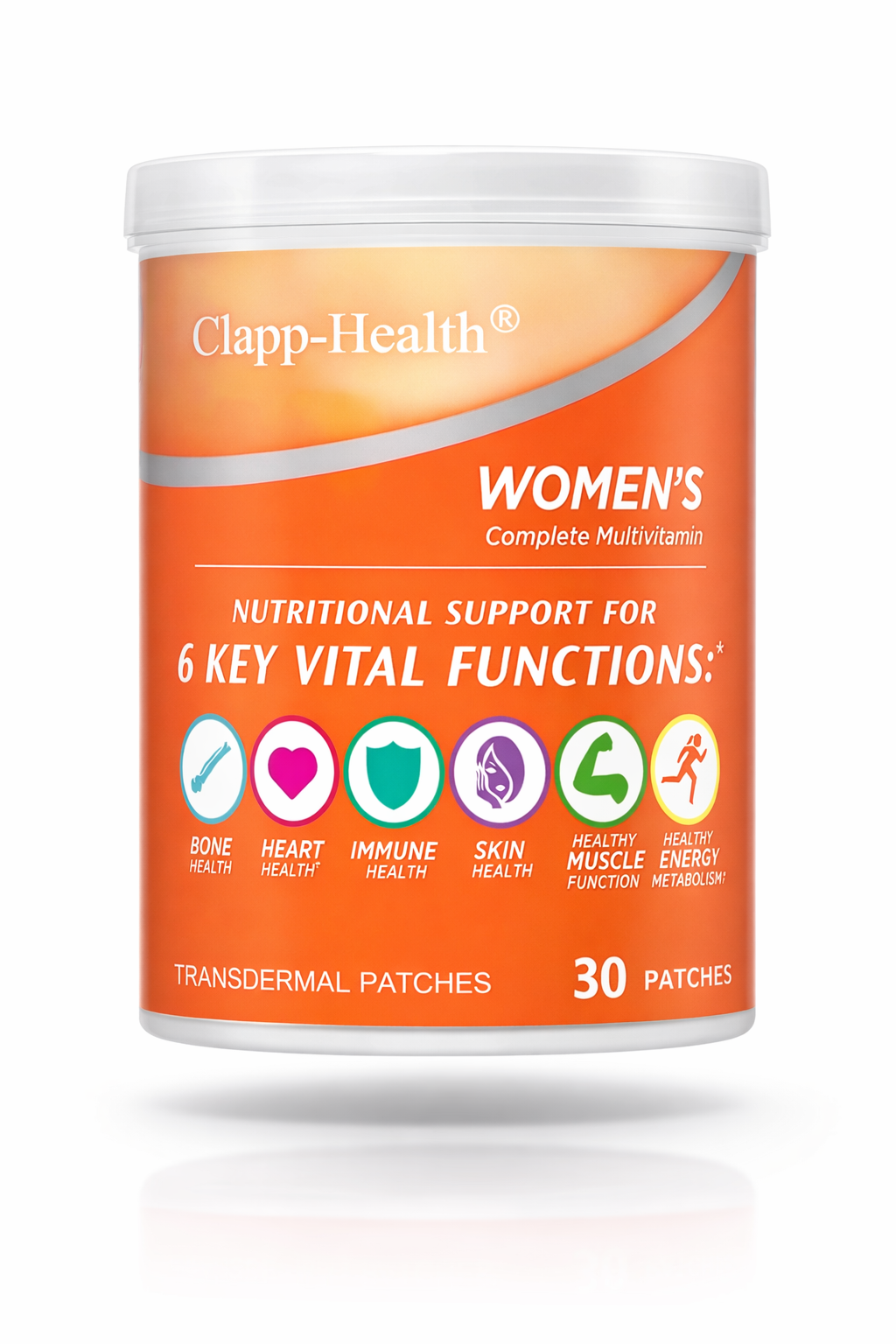 30 Patches Womens Multivitamin Transdermal Patches With Vitamin A, B , C, D, And E, Calcium And Magnesium, Immune Support Sqin Med by Nurse Faye