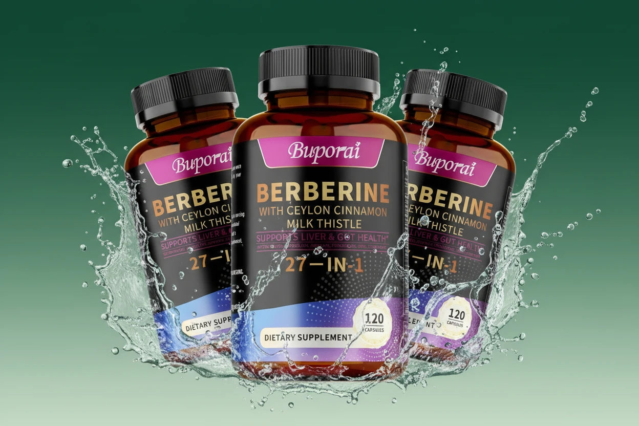 27-in-1 Berberine Complex Supplements 25,000 mg per serving - Supports whole body health Sqin Med by Nurse Faye