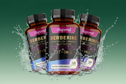 27-in-1 Berberine Complex Supplements 25,000 mg per serving - Supports whole body health Sqin Med by Nurse Faye