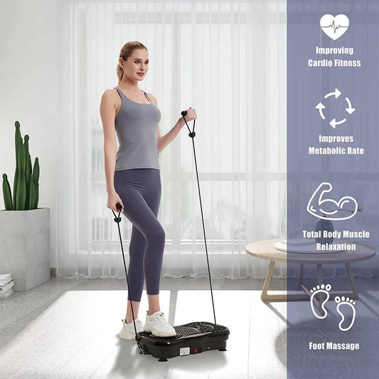 Vibration Plate - Exercise Machine for Lymphatic Drainage Massager & Weight Loss Sqin Med by Nurse Faye