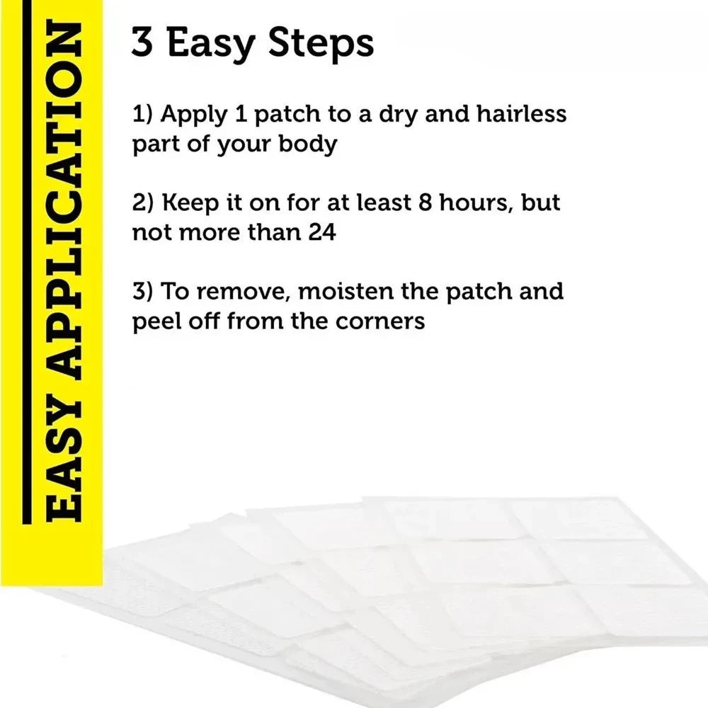 30 Patches Womens Multivitamin Transdermal Patches With Vitamin A, B , C, D, And E, Calcium And Magnesium, Immune Support Sqin Med by Nurse Faye