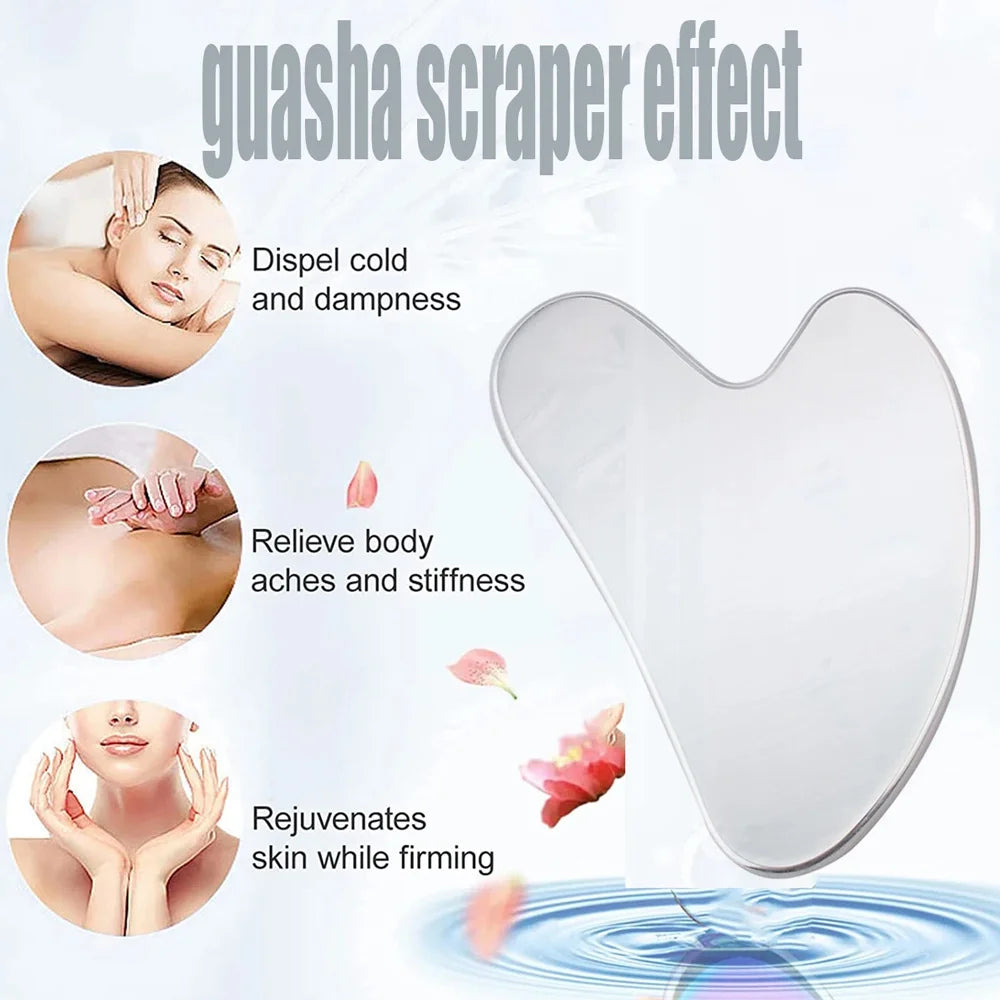 Stainless Steel Gua Sha Facial Tool sqin med