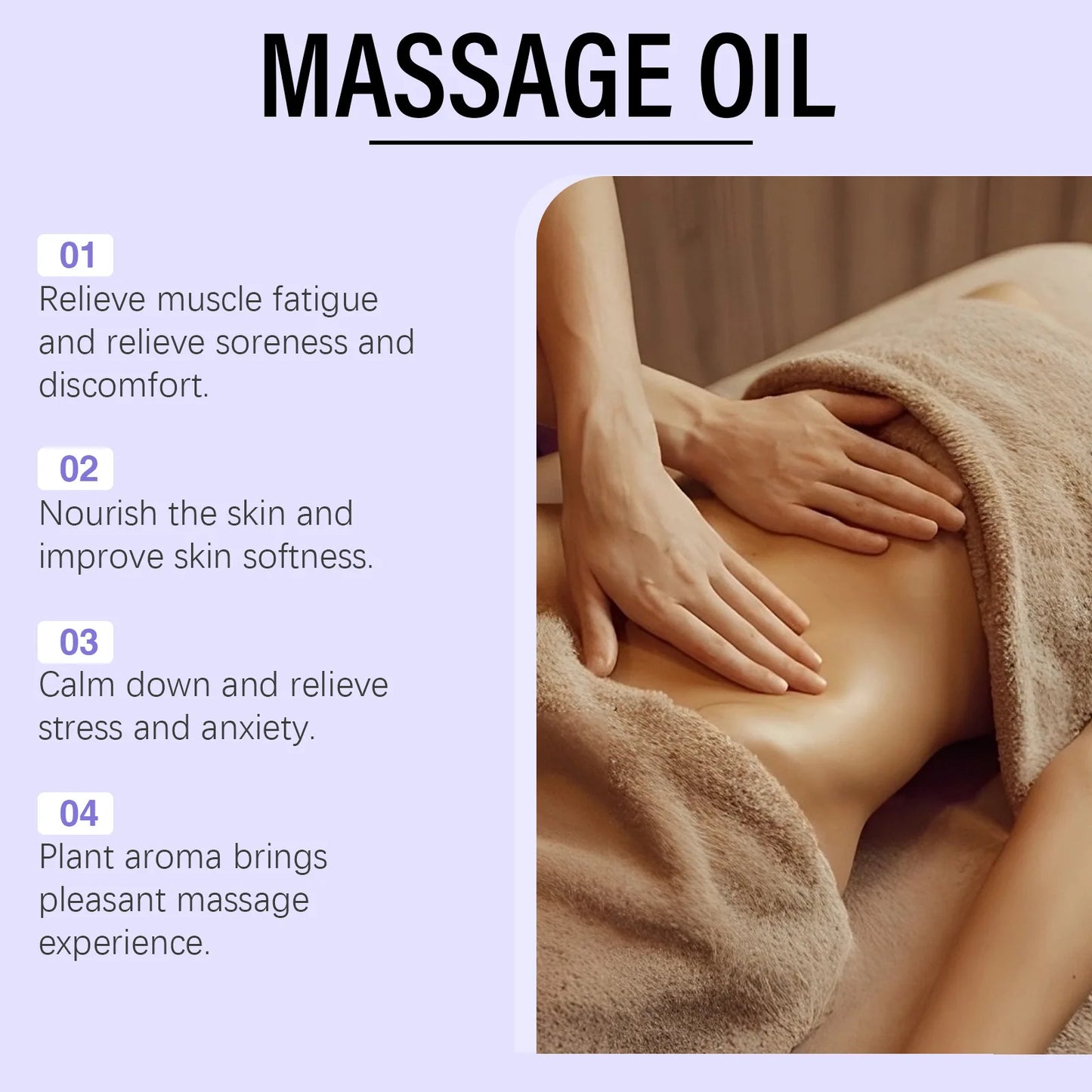 Lavender Relaxing Massage Oil